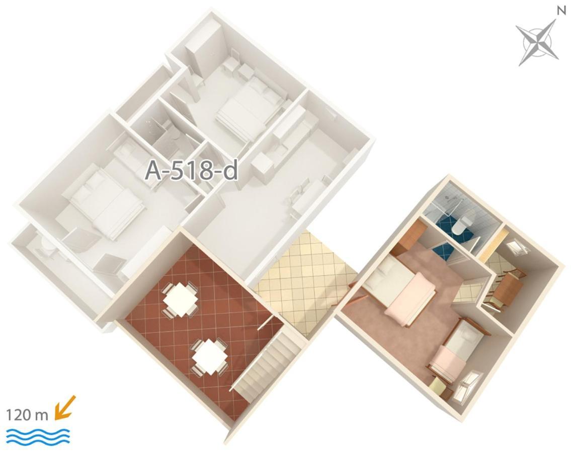 Apartments By The Sea Podgora, Makarska - 518 Εξωτερικό φωτογραφία